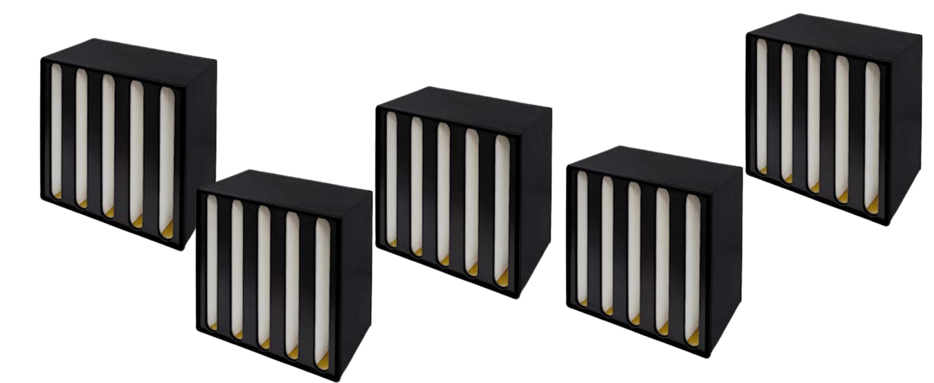 HEPA filter panels.