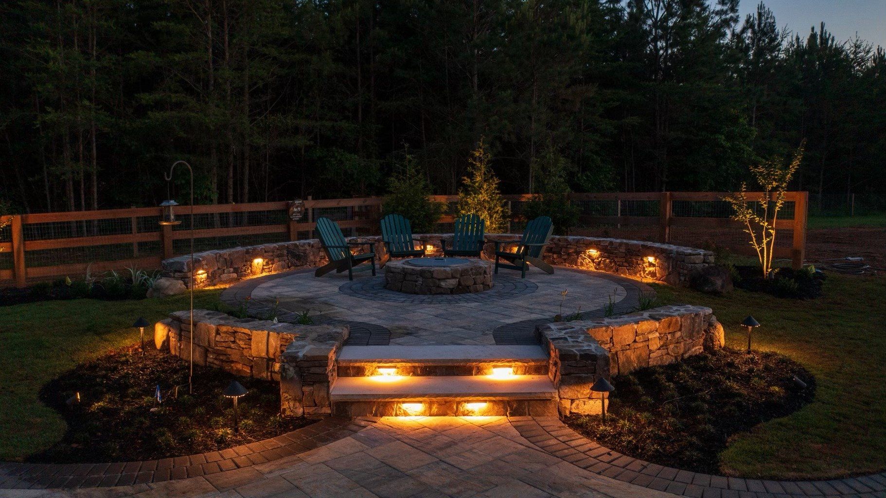AHA Outdoor Creations hardscape project in Ellijay GA
