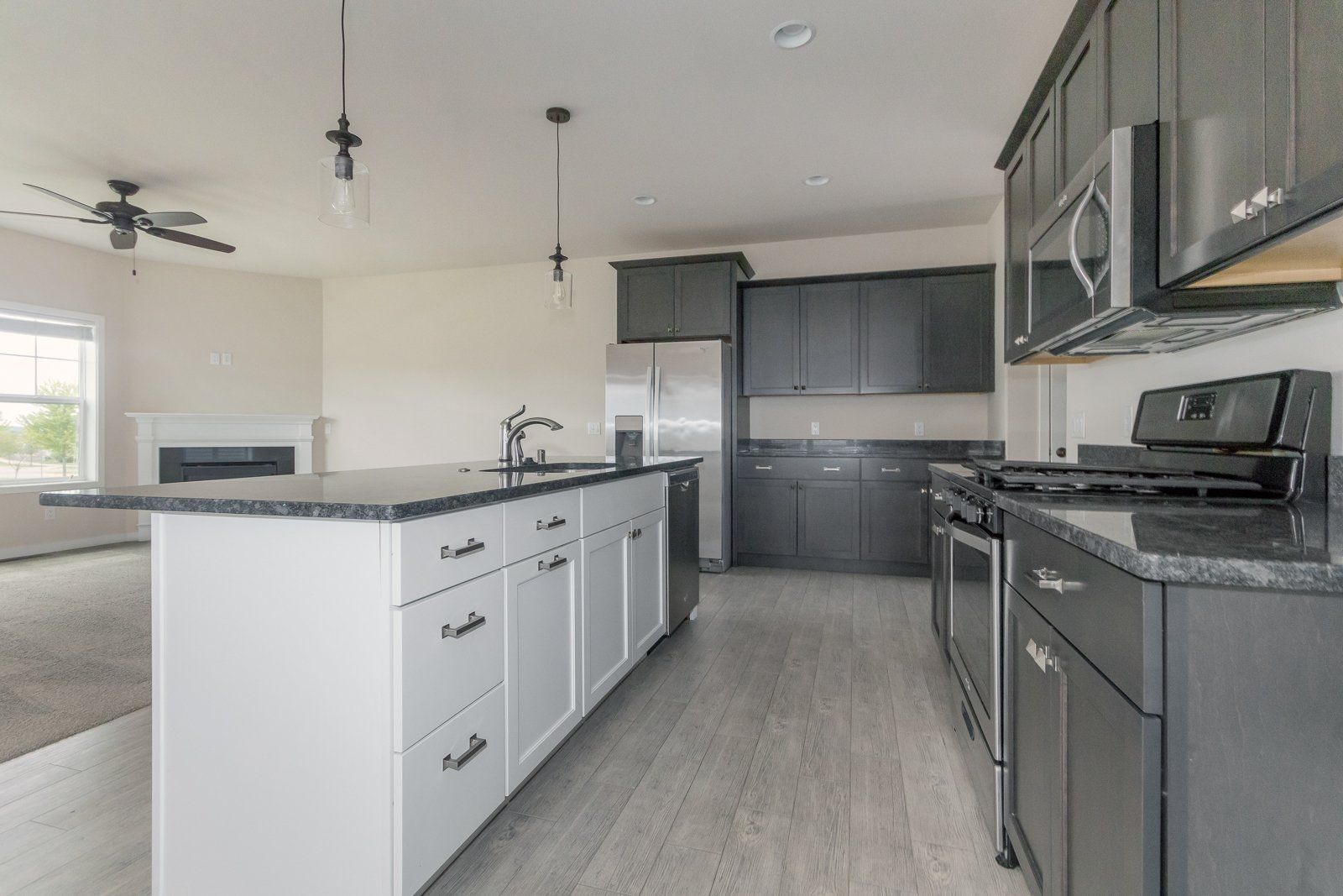 Aspire Homes kitchen with white cabinets