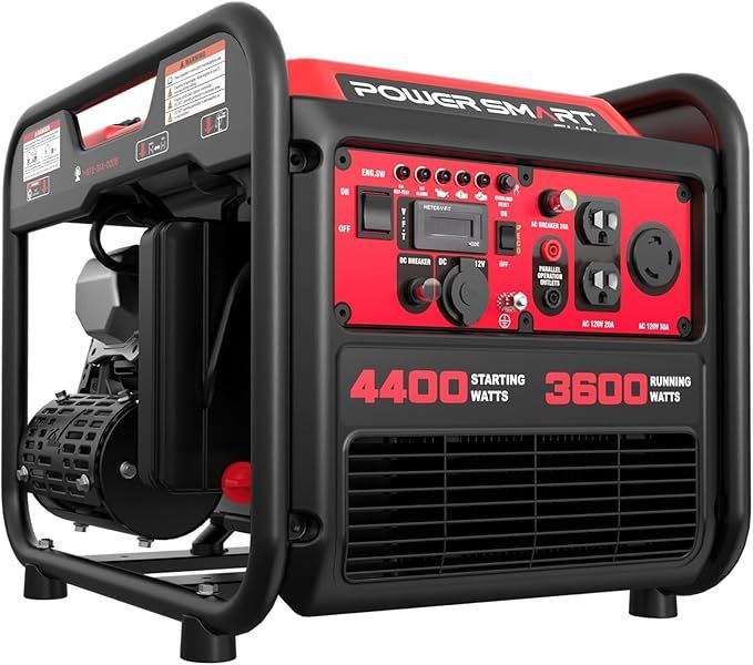 Portable backup generator for greenhouse power outages