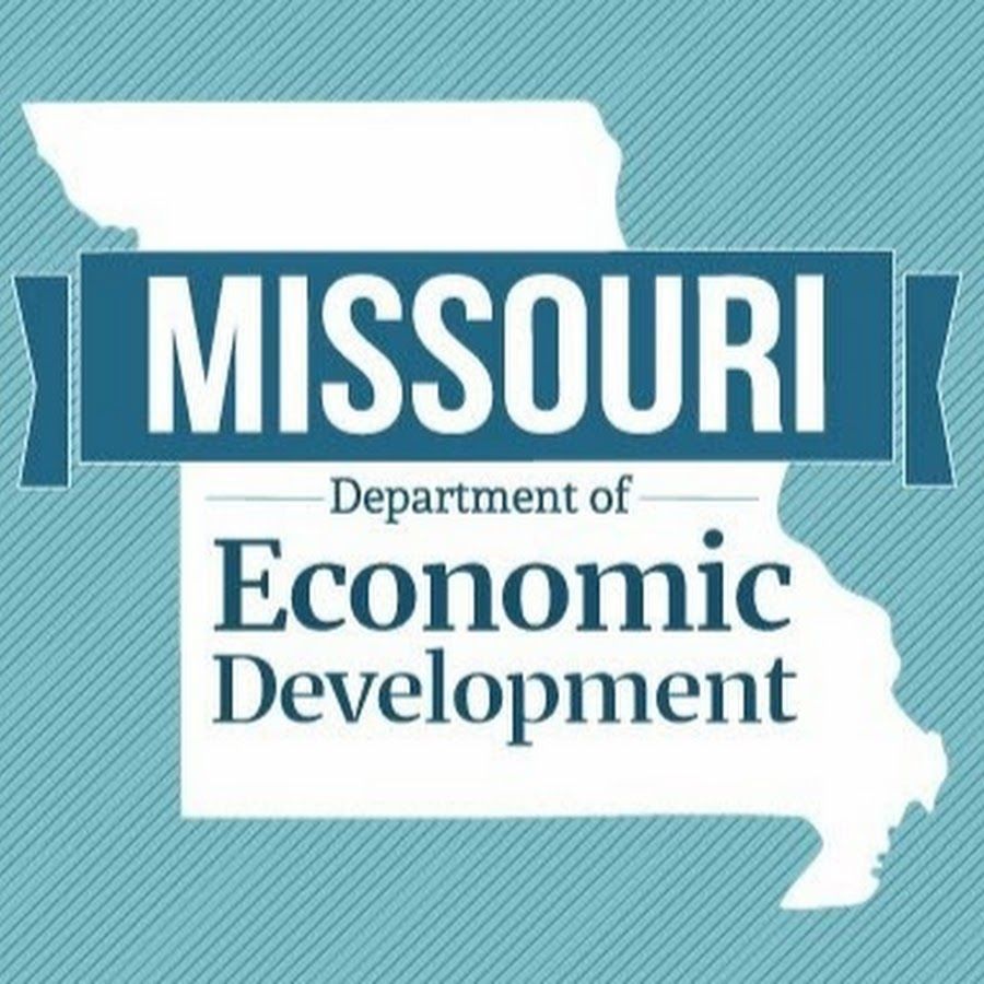 A logo for the missouri department of economic development