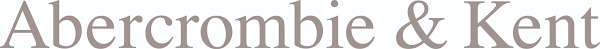 The logo for abercrombie & kent is shown on a white background.