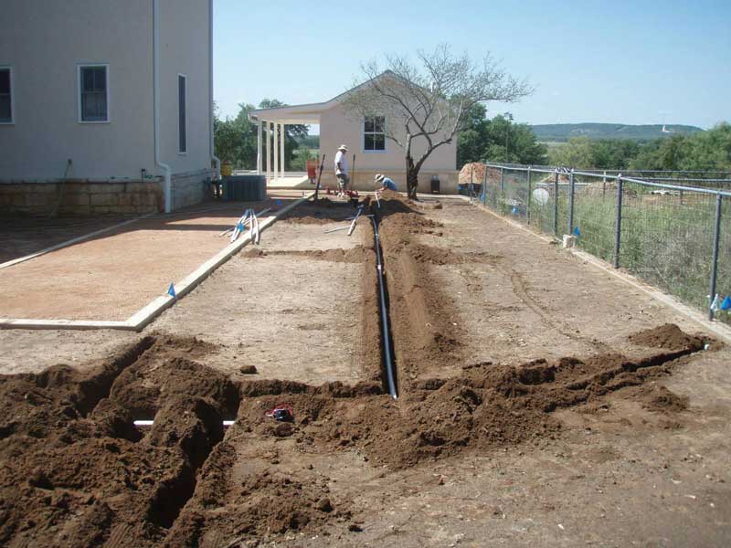 Underground Pipes for Sprinkler System — Fredericksburg, TX — Water Works Sprinkler Co.