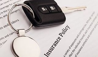 Key on Insurance Paper — Auto Insurance in Myersville, MD