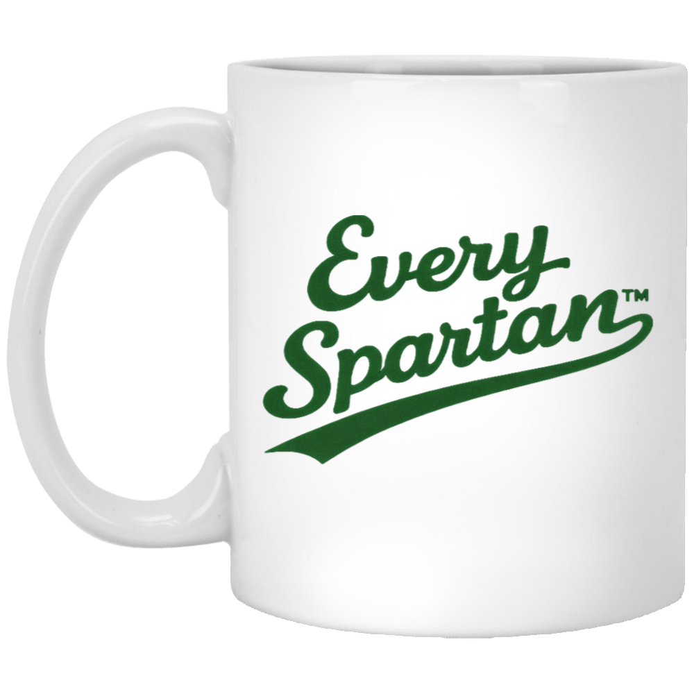 11oz. White Mug Script