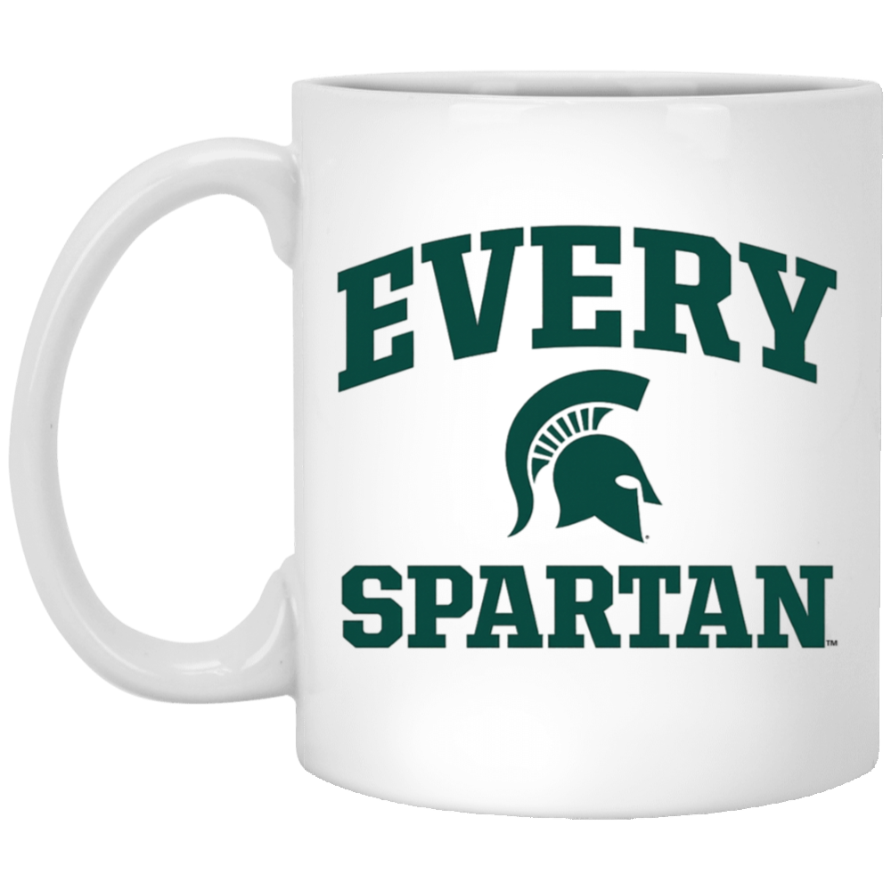 11oz. White Mug Every Spartan Helmet