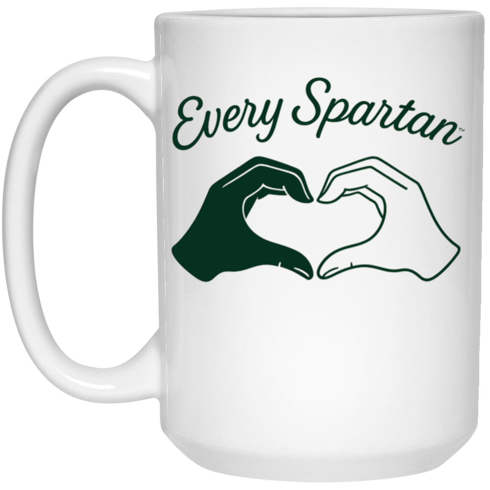 15oz. Ceramic Mug Heart Hands
