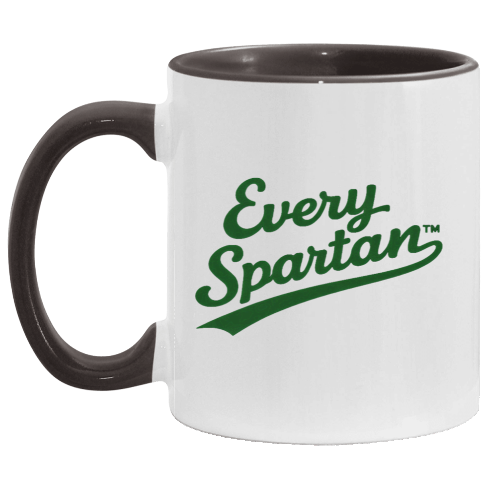 11oz. Accent Mug Script Black