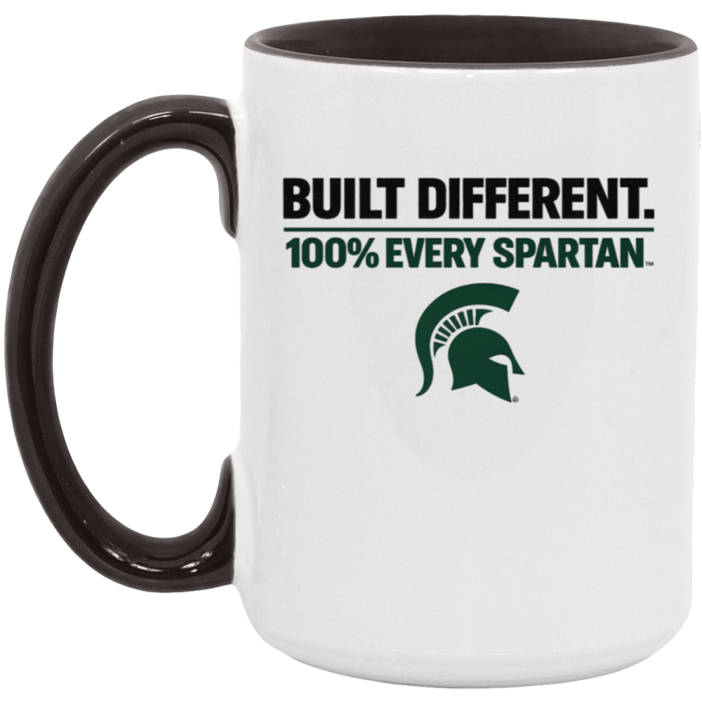 15oz. Accent Mug Built Different Black