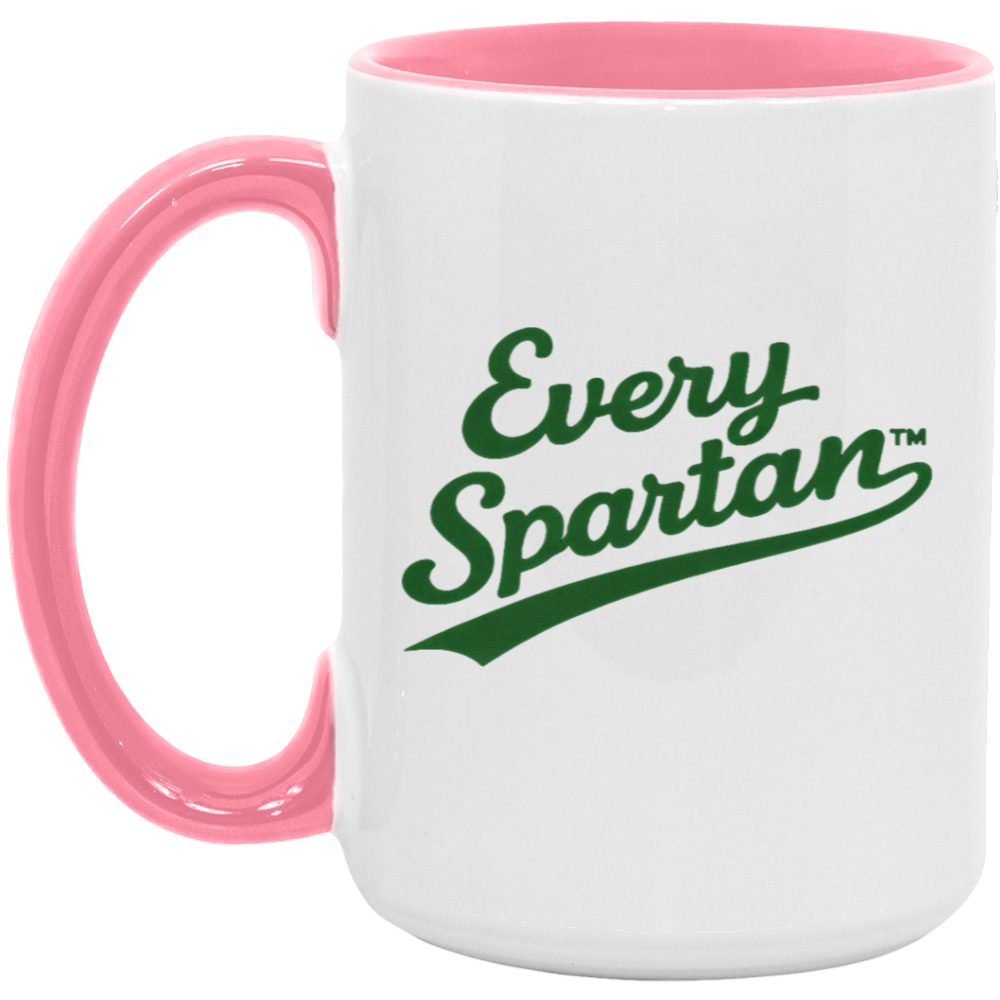 15oz. Accent Mug Script Pink