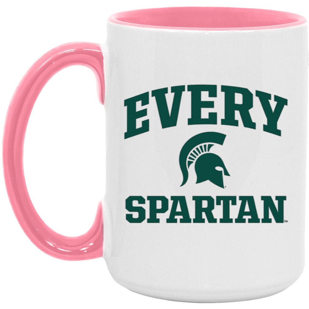 15oz. Accent Mug Every Spartan Helmet Pink