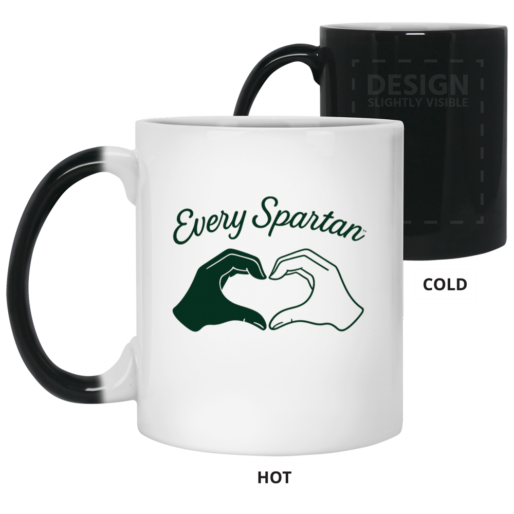 11oz Color Changing Mug Heart Hands