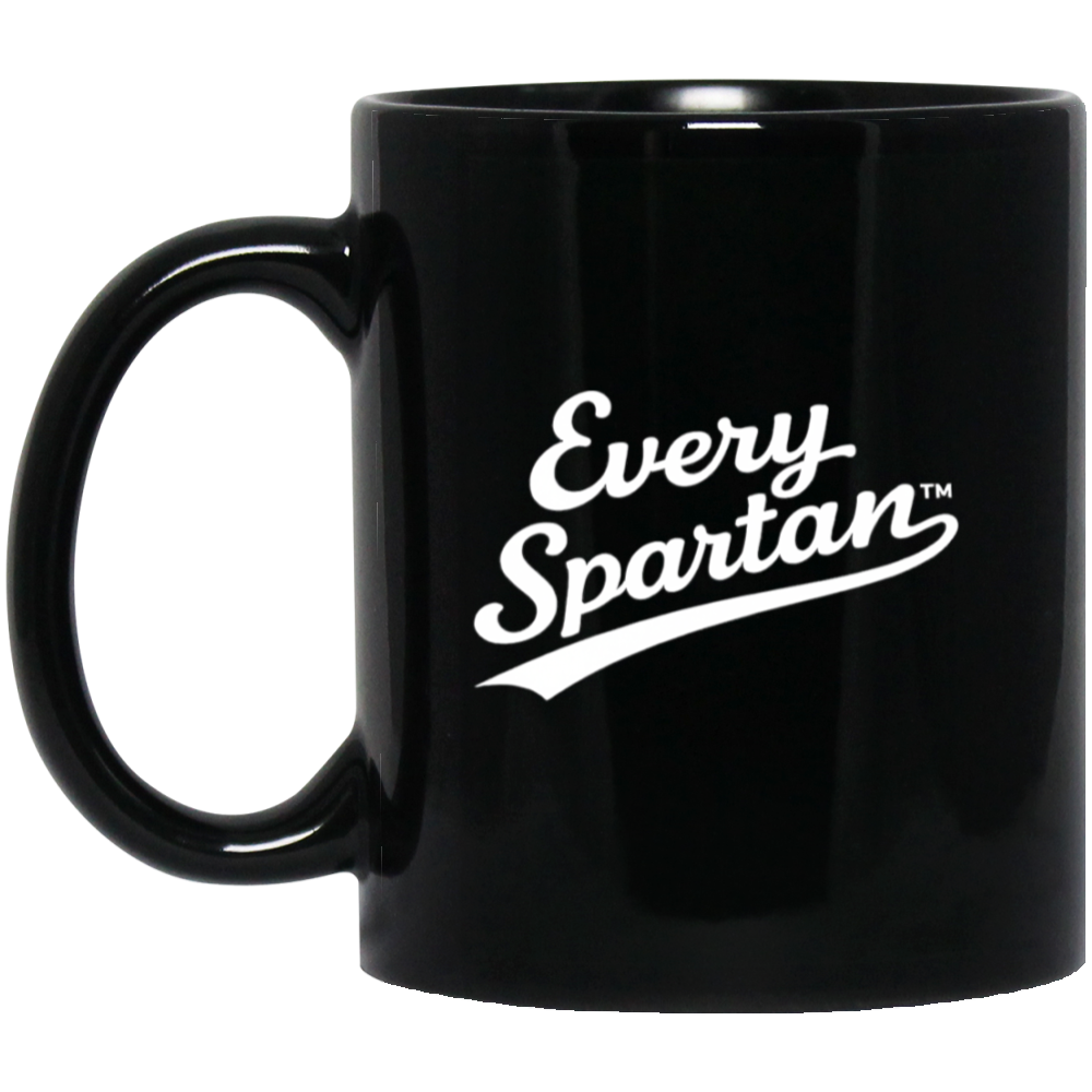 11oz. Black Mug Script