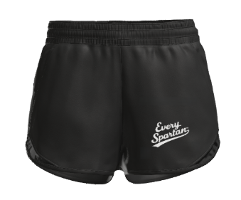 Black athletic shorts with 