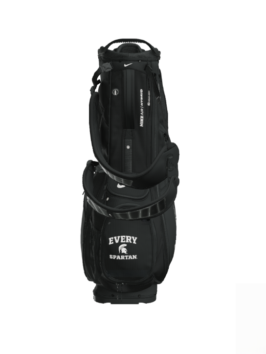 Black golf bag with 