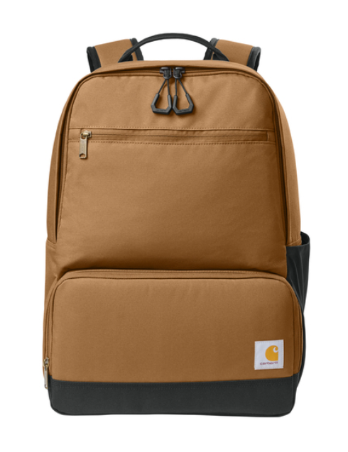 Brown and black Carhartt backpack with 