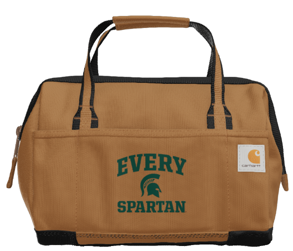 Tan Carhartt tool bag with 