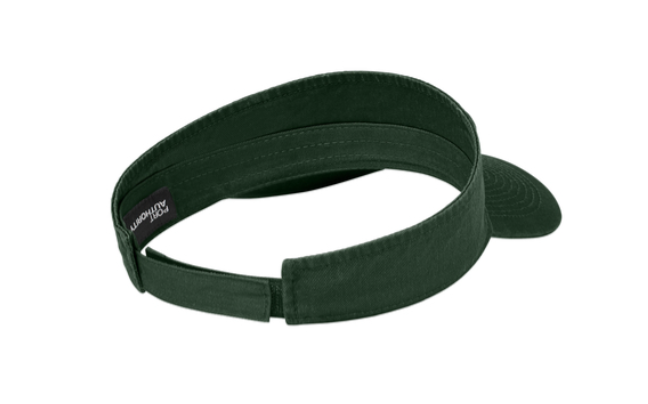 Green visor with 