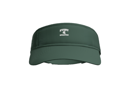 Green visor with 