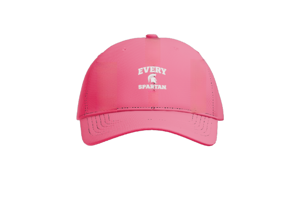 Green baseball cap with 