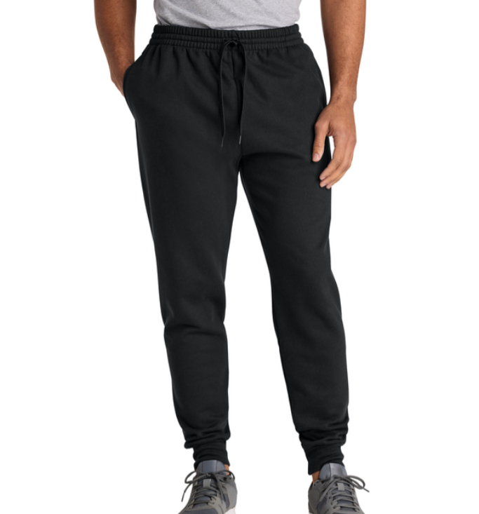 Unisex CVC Ring Spun Pocket Jogger (every spartan helmet wh) Jerzees Ultimate™ Black