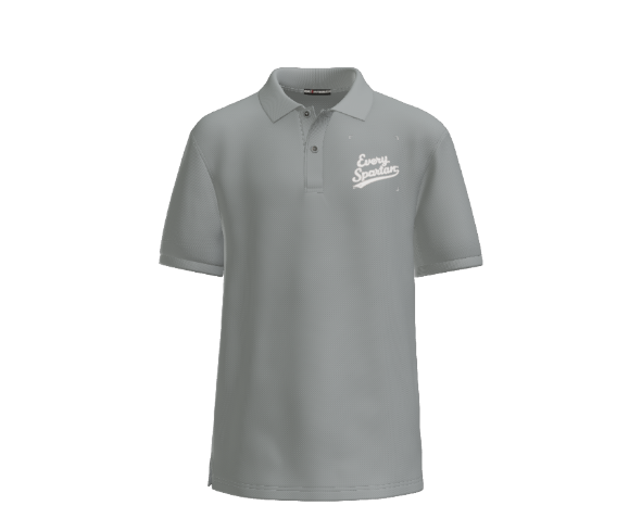 Dark green polo shirt with 