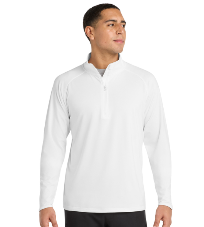 White sweatshirt with 