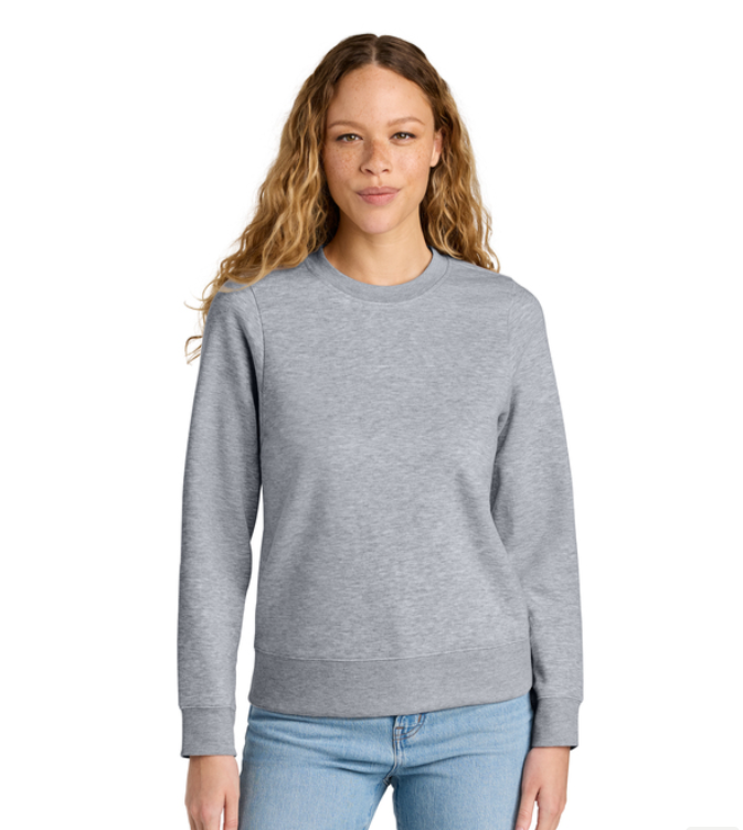 Women’s V.I.T.™ Fleece Crew (manifesto) District® Light Grey