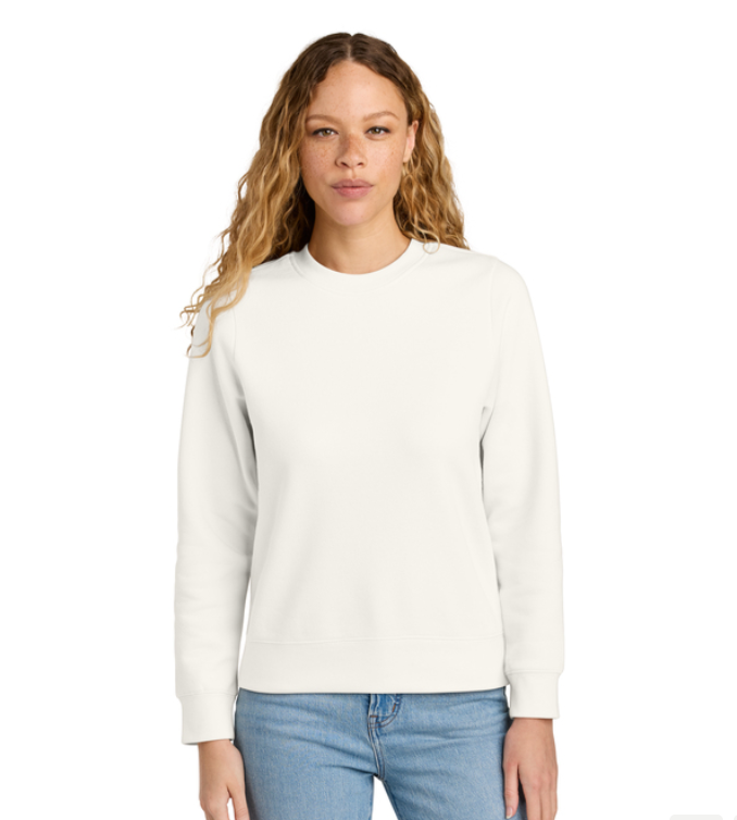 Cream-colored sweatshirt with 