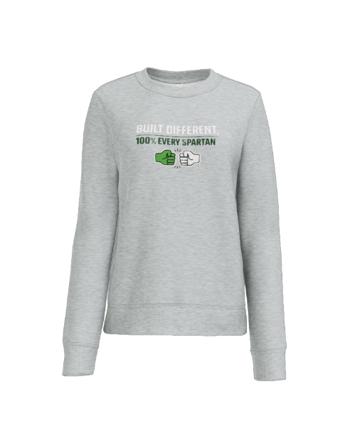 Light green sweatshirt with 