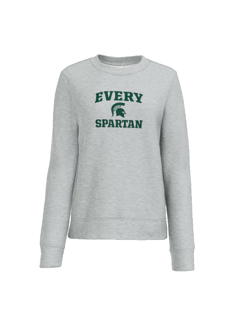 Cream sweatshirt with 