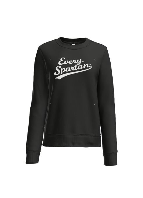 Green sweatshirt with 