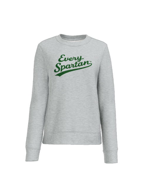 Cream-colored sweatshirt with 