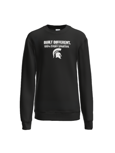 Green sweatshirt with 