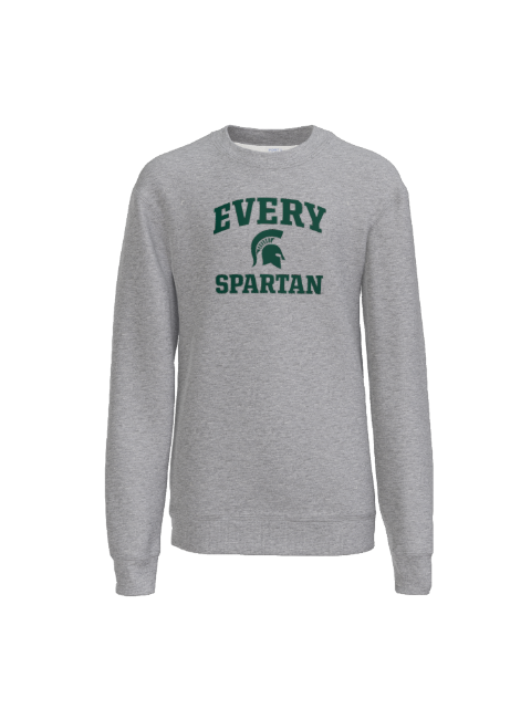 Grey sweatshirt with 