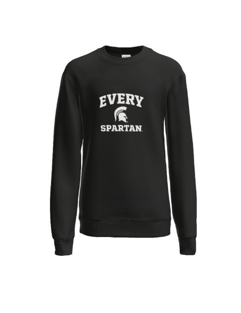 Green sweatshirt with 