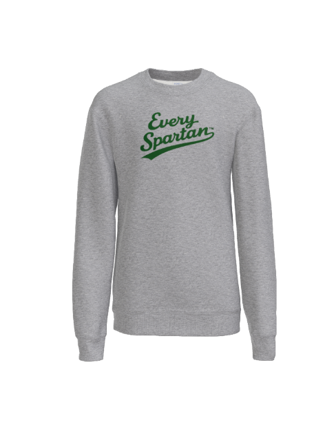 Gray sweatshirt with 