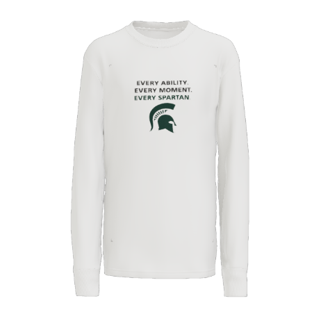 Long Sleeve Core Cotton Tee (manifesto) Port & Co™ White