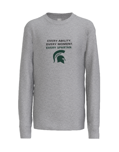 Long Sleeve Core Cotton Tee (manifesto) Port & Co™ Athletic Heather