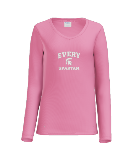 Green long-sleeved shirt with 