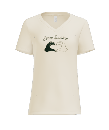 Beige t-shirt with 