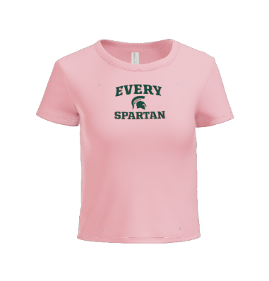Pink t-shirt with 