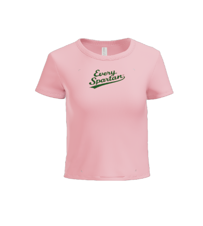 Pink t-shirt with 
