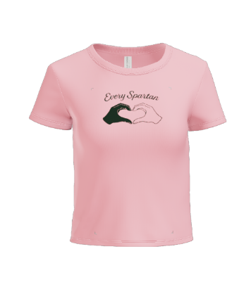 Pink t-shirt with 