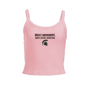 Pink tank top with 