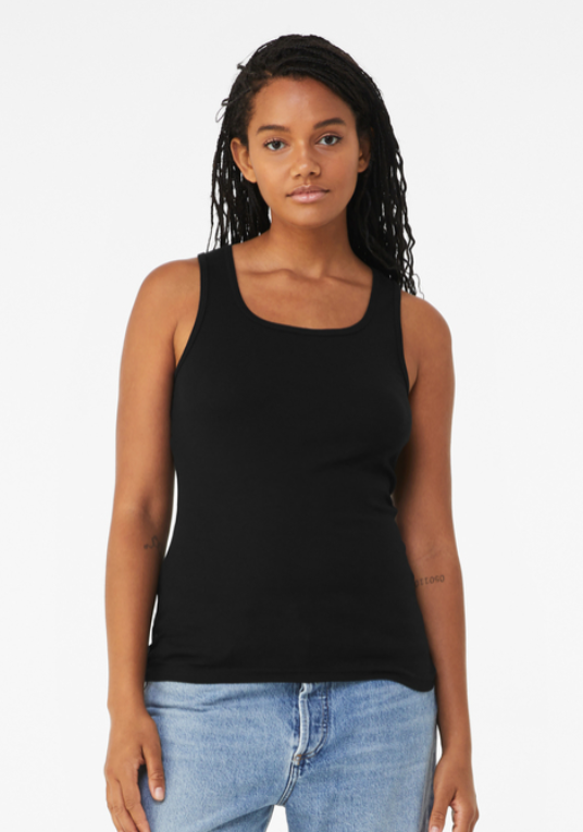 Black tank top with 