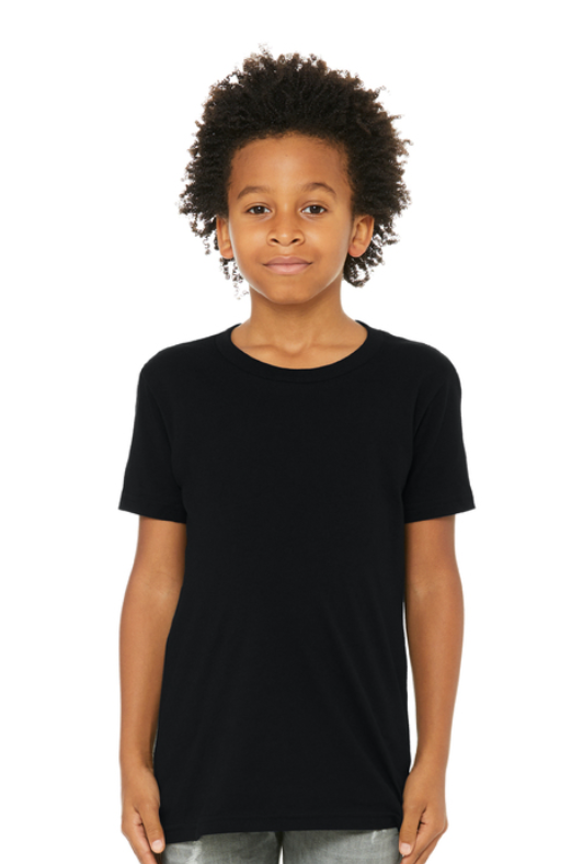 Black t-shirt with 