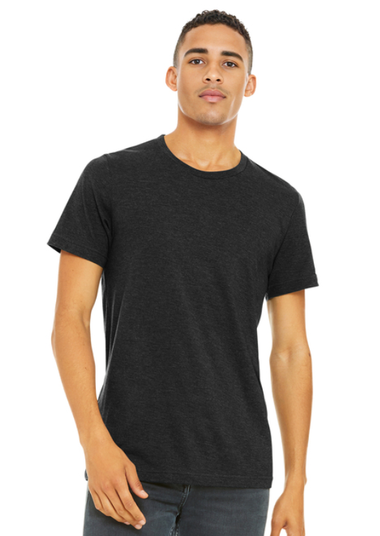 Black t-shirt with white 