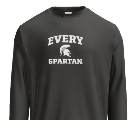 Black sweatshirt with 