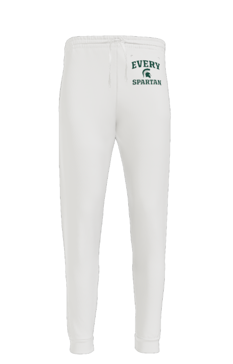 Light grey sweatpants with 